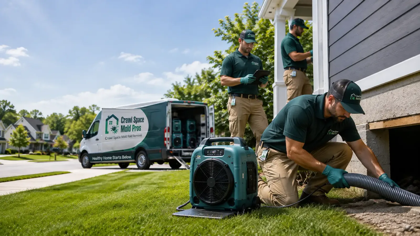 Crawl Space Mold Removal in Punxsutawney, PA